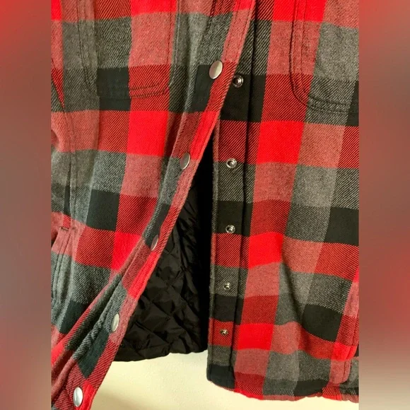 Duluth Trading Lined Flannel Shacket - Picture 4 of 9